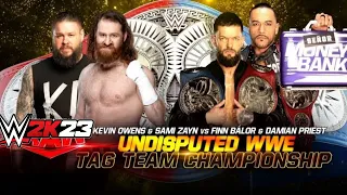 Monday Night Raw - Kevin Owens & Sami Zayn VS Finn Balor & Damian Priest Undisputed Tag Title Match