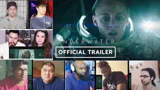 UNDERWATER Official Trailer (2020) REACTIONS MASHUP