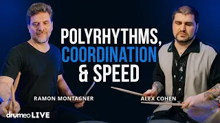 Extreme Polyrhythm, Coordination & Speed Techniques | Alex Cohen & Ramon Montagner