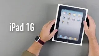 Распаковка iPad 1G 2010 - последнего продукта Стива Джобса. iPad - 10 лет!