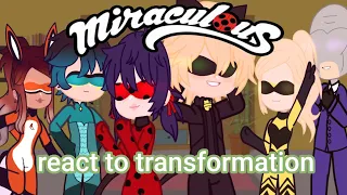 mlb react to season 4 and 5 transformation gacha club part 1 (remake) miraculous ladybug🐞