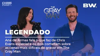 Ana de Armas fala sobre trabalhar com Chris Evans e porque ele é especial | LEGENDADO