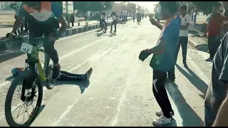 Bunny hop over a boy | Panipat Cycle Club | #aamir siraaz | #Kunal Khattar