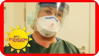 Heldinnen in der Corona-Krise: eine Krankenschwester berichtet! | SAT.1 Frühstücksfernsehen