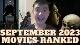 All 5 September 2023 Movies I Saw Ranked!