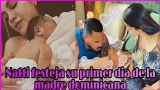 Así Festejó Natti Natasha su primer Día de las madres con Raphy Pina.👶🤱