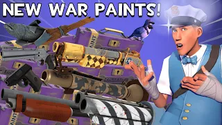 [TF2] ALL New Summer 2023 War Paints In-Game! | Team Fortress 2 Summer 2023 Update Showcase