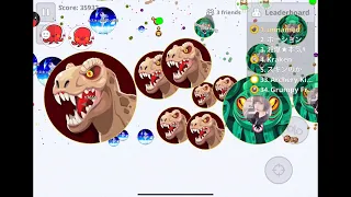 【Agar.io Mobile】今日も過密な朝困鯖で煽られたから4人でボコボコにしてきた！