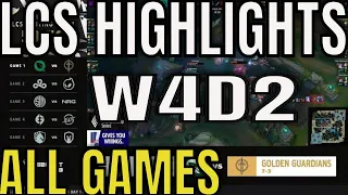 LCS Highlights ALL GAMES W4D2 Summer 2023 - Week 4 Day 2