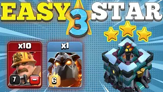 TH13!!! SUPER MINER Attack Strategy For 3 Stars! Army Link In Description! - Clash of Clans