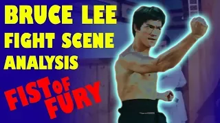 BRUCE LEE fight scene analysis FIST OF FURY (The Chinese Connection)