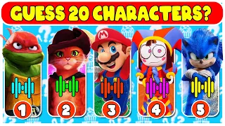 Guess The Characters By Song | halloween Edition 🎃🦇🕷️ |Super Mario Bros,the amazing digital circus