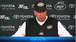 Rex Ryan and Geno Smith talk after loss to Titans - 9/29/13