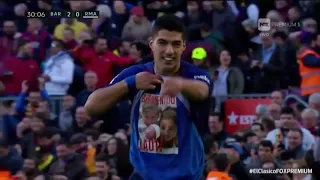 Barcelona vs Real Madrid 5 1 Highlights  Goals Full HD Suarez Hattrick