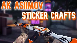 Best AK47 Asiimov Sticker Combinations [1080p 60FPS]