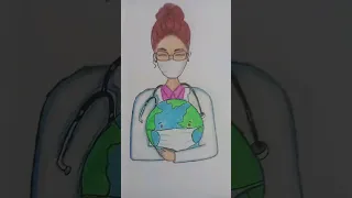 Art of Celebrating National Doctor's Day in a Mesmerizing Drawing #national doctor day drawing