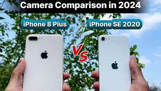 iPhone 8Plus vs iPhone SE 2020 Detailed Camera Comparison in 2024🔥 | Videography & Portrait Test