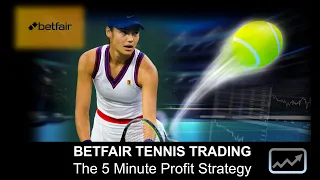 Betfair Tennis Trading Strategy: The 5 Minute Profit Strategy + Live Trading Example (AUS Open 2022)