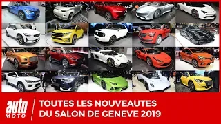 Toutes les nouveautés du salon de Genève 2019