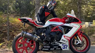 The Pure Sound Of Mv Agusta F3 With Sc Project Exhaust Race System