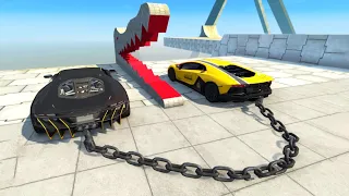 Satisfying Car Crash Game BeamNG Drive - HIGH SPEED JUMPS #8