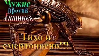 Aliens vs Predator (Чужие против хищника) - часть 9 - Тихо и смертоносно!!!