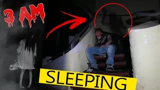 DO NOT RECORD YOURSELF SLEEPING INSIDE THIS MANSION AT 3AM! (OMG) *GONE WRONG*