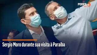 Sergio Moro durante sua visita à Paraíba