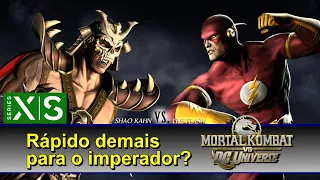 Shao Kahn vs. Flash - Xbox Series X Mortal Kombat vs. DC Universe gameplay