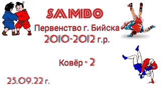 Первенство г. Бийска 2010-2012 г.р. Ковёр - 2