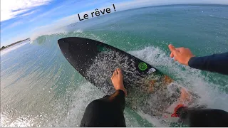 une JOLIE SESSION plutôt INATTENDUE ! ( VLOG surf GOPRO )