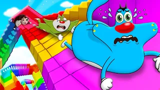 Roblox Surviving The Rainbow Stairs With Oggy And Jack