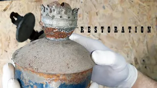 OIL LAMP Restoration, РЕСТАВРАЦИЯ КЕРОСИНОВОЙ ЛАМПЫ