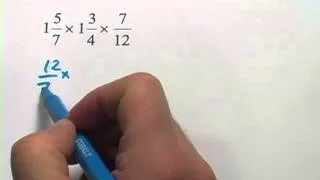 Multiplying Three Fractions