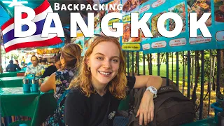 Bangkok Travel Vlog 🇹🇭 Street Food, Markets & Nightlife - Backpacking Thailand