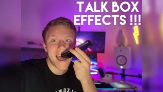 Talk Box Effect Compilation (pt.1)