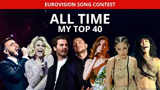 MY TOP 40 | EUROVISION SONG CONTEST HISTORY | ALL TIME 1956-2023