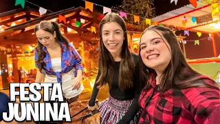 FIZEMOS UMA FESTA JUNINA NA CASA DA CAREN e CHAMAMOS NOSSAS AMIGAS!