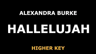 Alexandra Burke - Hallelujah - Piano Karaoke [HIGHER]