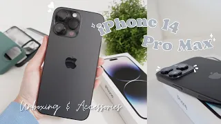 iPhone 14 Pro Max Unboxing + Accessories✨