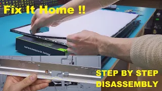 How to Replace LED Strips in SONY Tv Fixing Bad LED Backlight tutorial