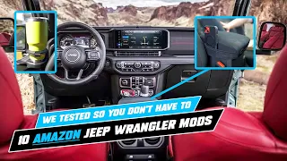 Testing 10 more AMAZON Jeep Wrangler JL Accessories