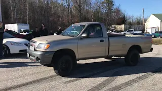 2JZ Toyota Tundra burnout