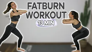 HIIT ABNEHM WORKOUT im Stehen | Platzsparendes Fatburn Homeworkout!