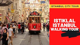 istanbul turkey 2021 | Istiklal Street Tour | 4K UHD 60FPS | Turkey 4k tour | APRIL 2021