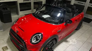 2024 MINI JOHN COOPER WORKS CONVERTIBLE - CHILI RED