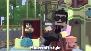 Parodie Gangnam style : Minecraft style Lyric