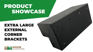 Extra Large 2-Tier External Corner Brackets