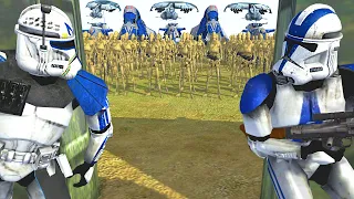 Captain Rex's Bunker UNDER SIEGE vs 1,000 Droid Army... - Men of War: Star Wars Mod