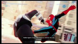 SpiderMan Vs Sable OutPost Enemy Base In Harlem - Spiderman PS4